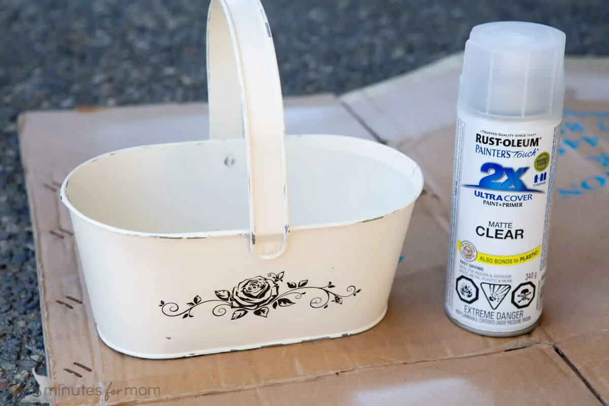 How to distress and age flowers pots