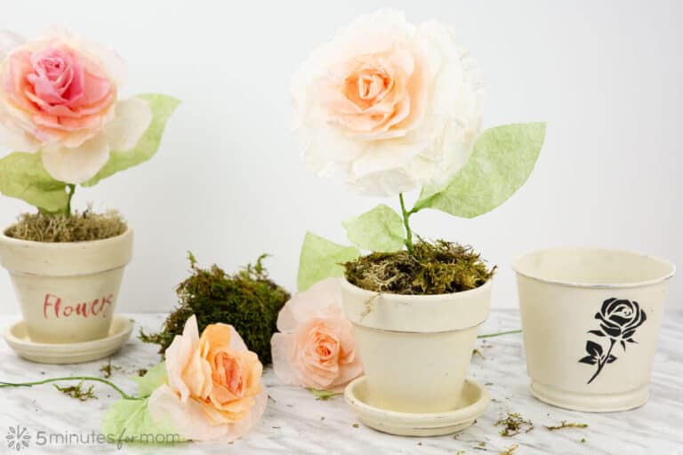 How to Distress Flower Pots