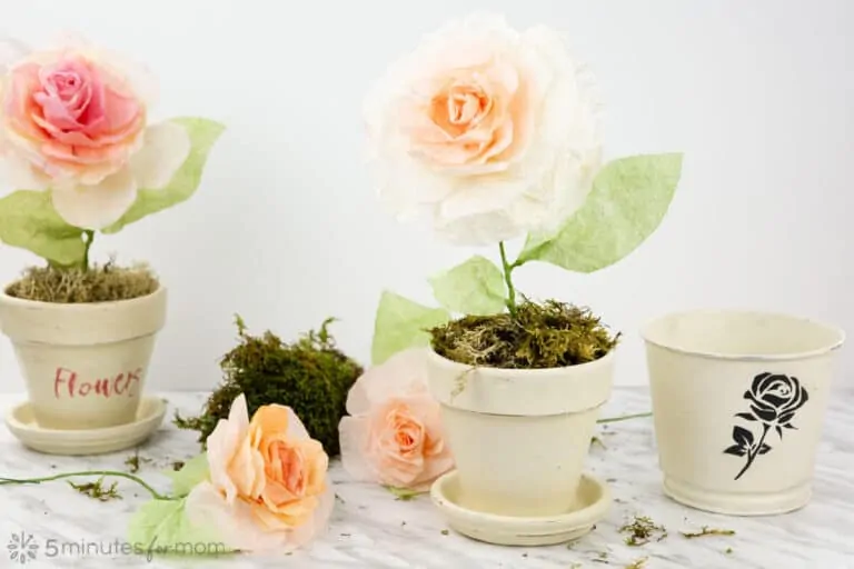 How to Distress Flower Pots