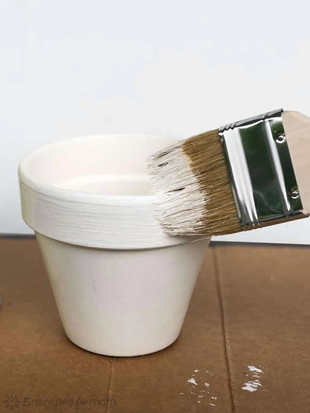 how to distress and age terra cotta pots
