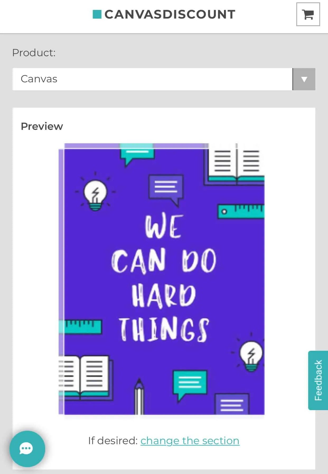 Poster with the words "We can do hard things"