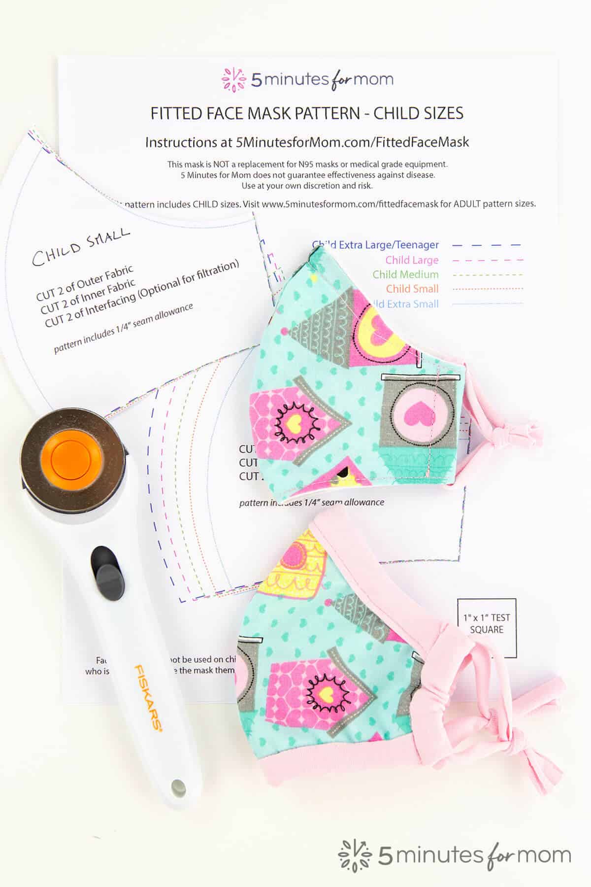 Free Mask Pattern Pdf / FAQ - Vogmask | Sewing circles, Small sewing projects ...