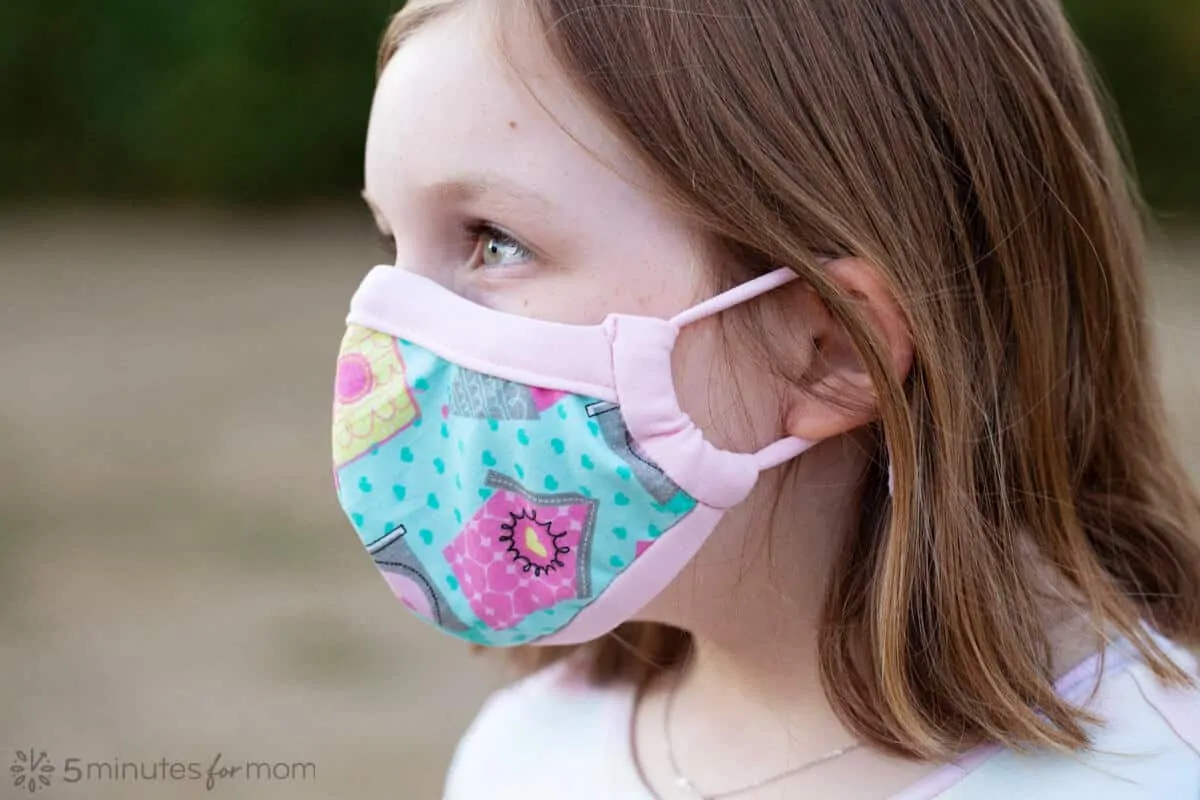 Comfortable Face Mask Pattern for Kids