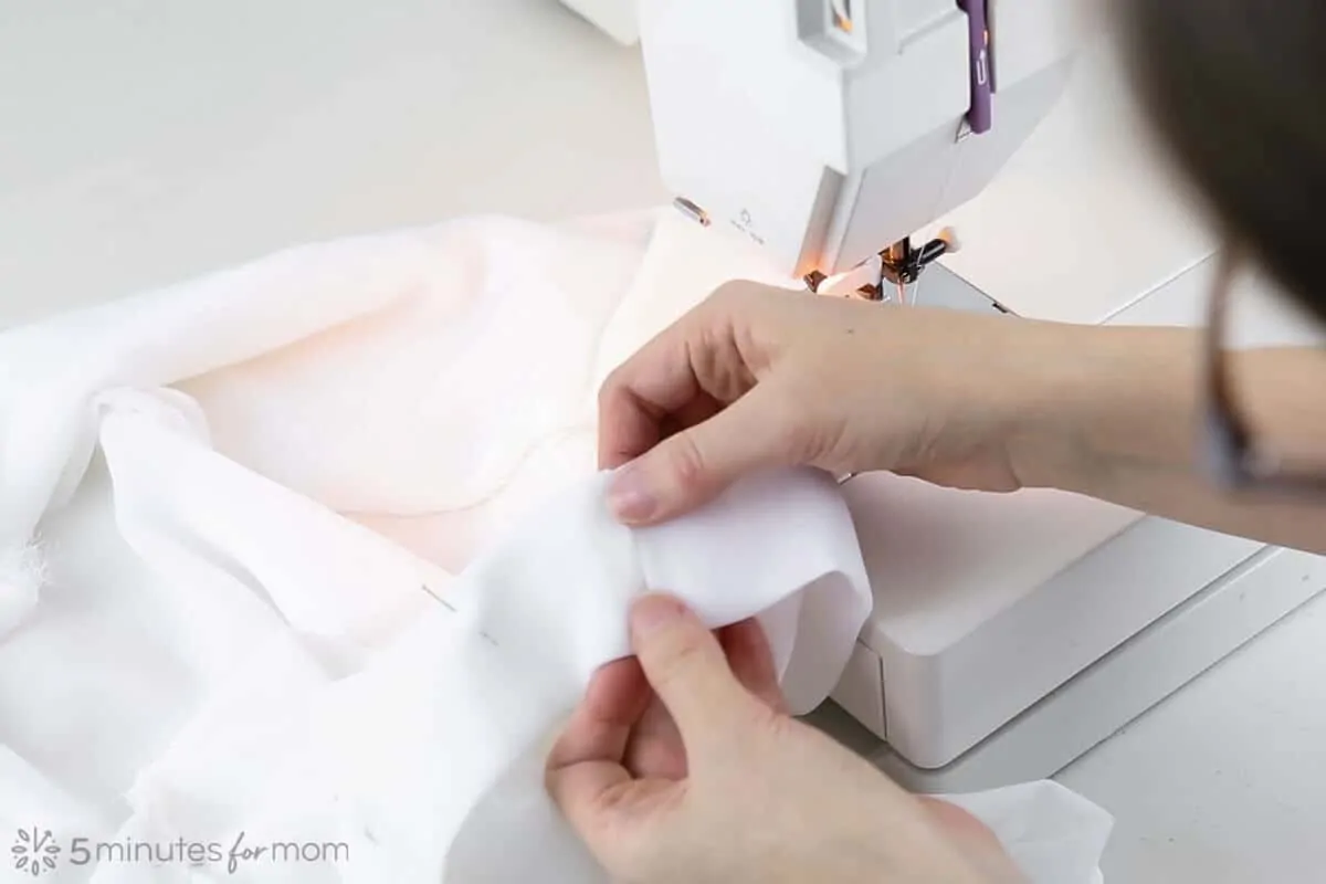 how to sew waistband to skirt