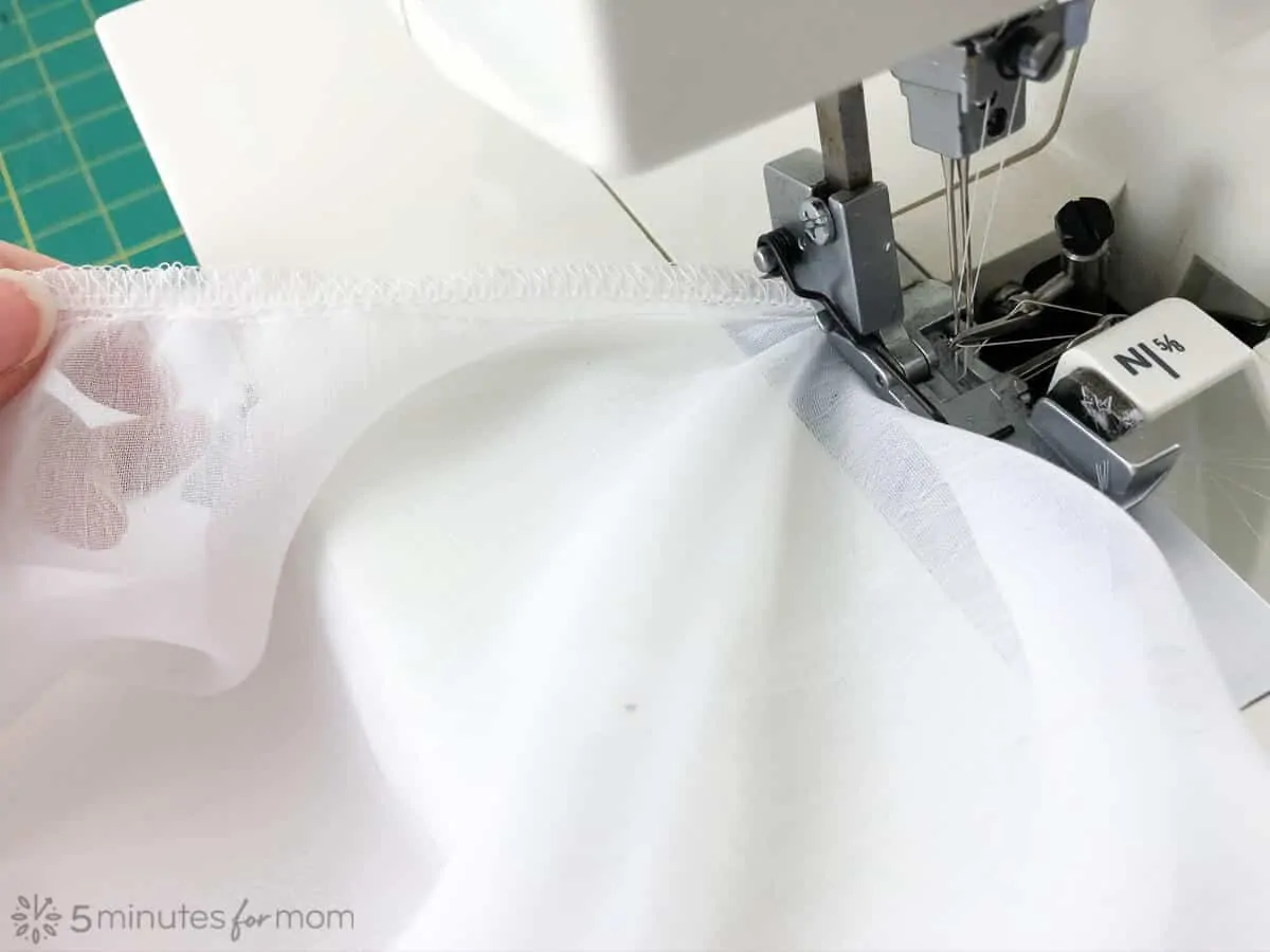 sewing a handkerchief skirt tutorial