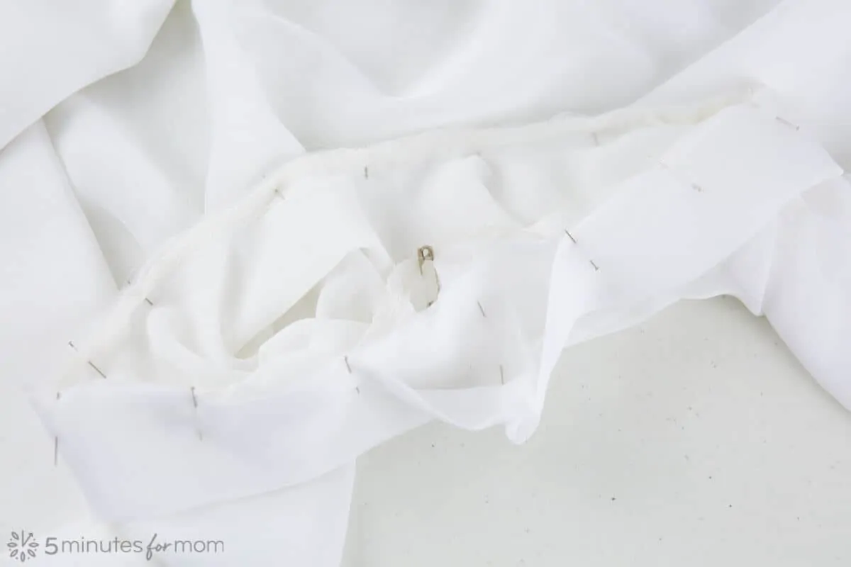 how to add waistband to handkerchief skirt