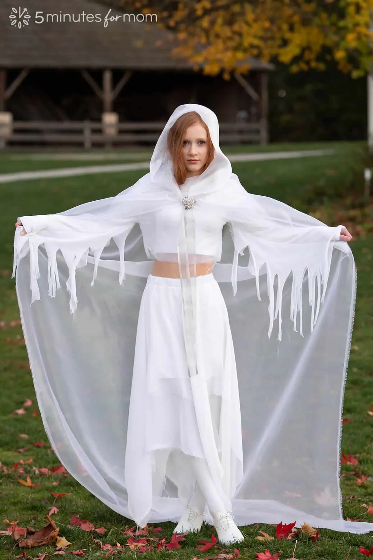 how to sew a ghost costume for women and teens