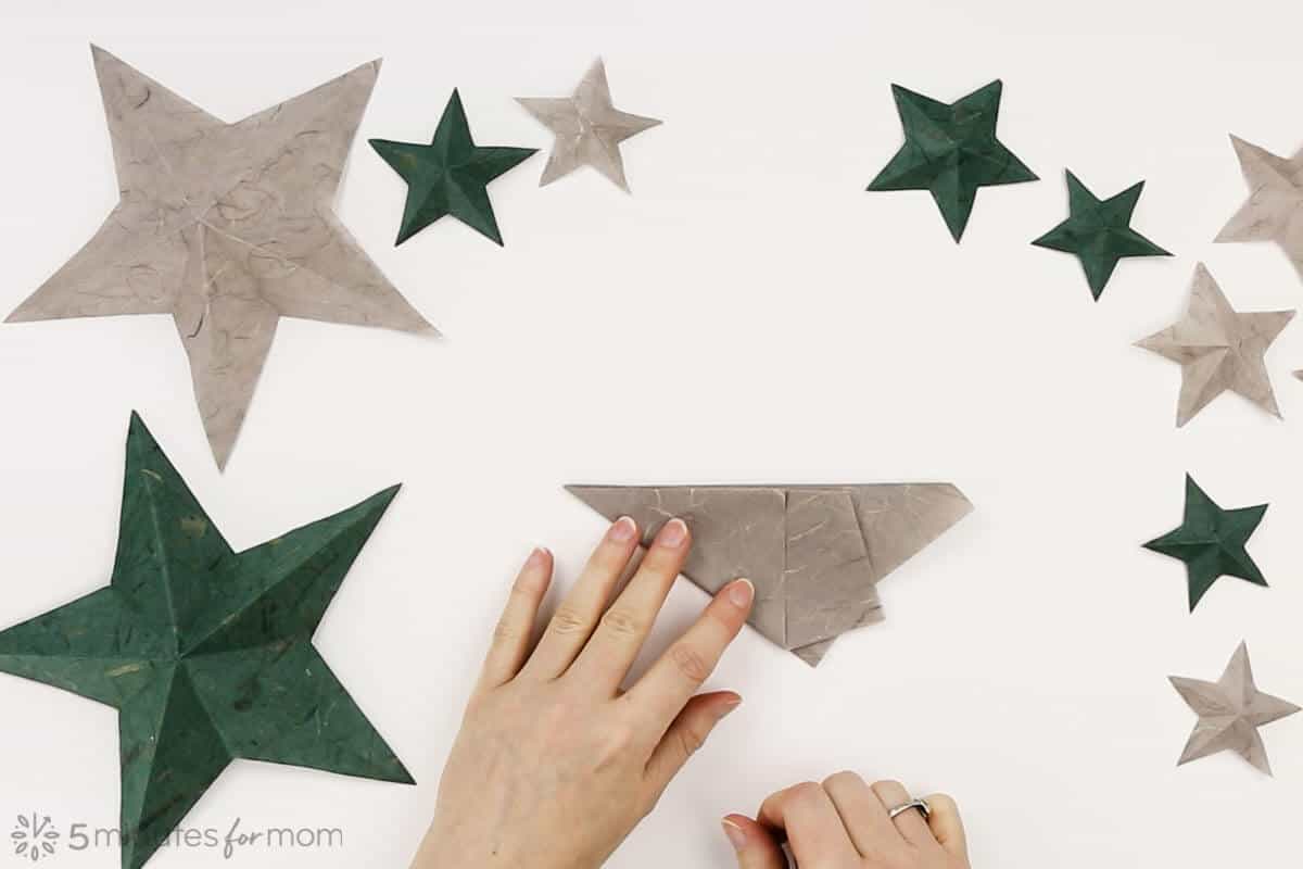 How to make paper stars  step by step tutorial