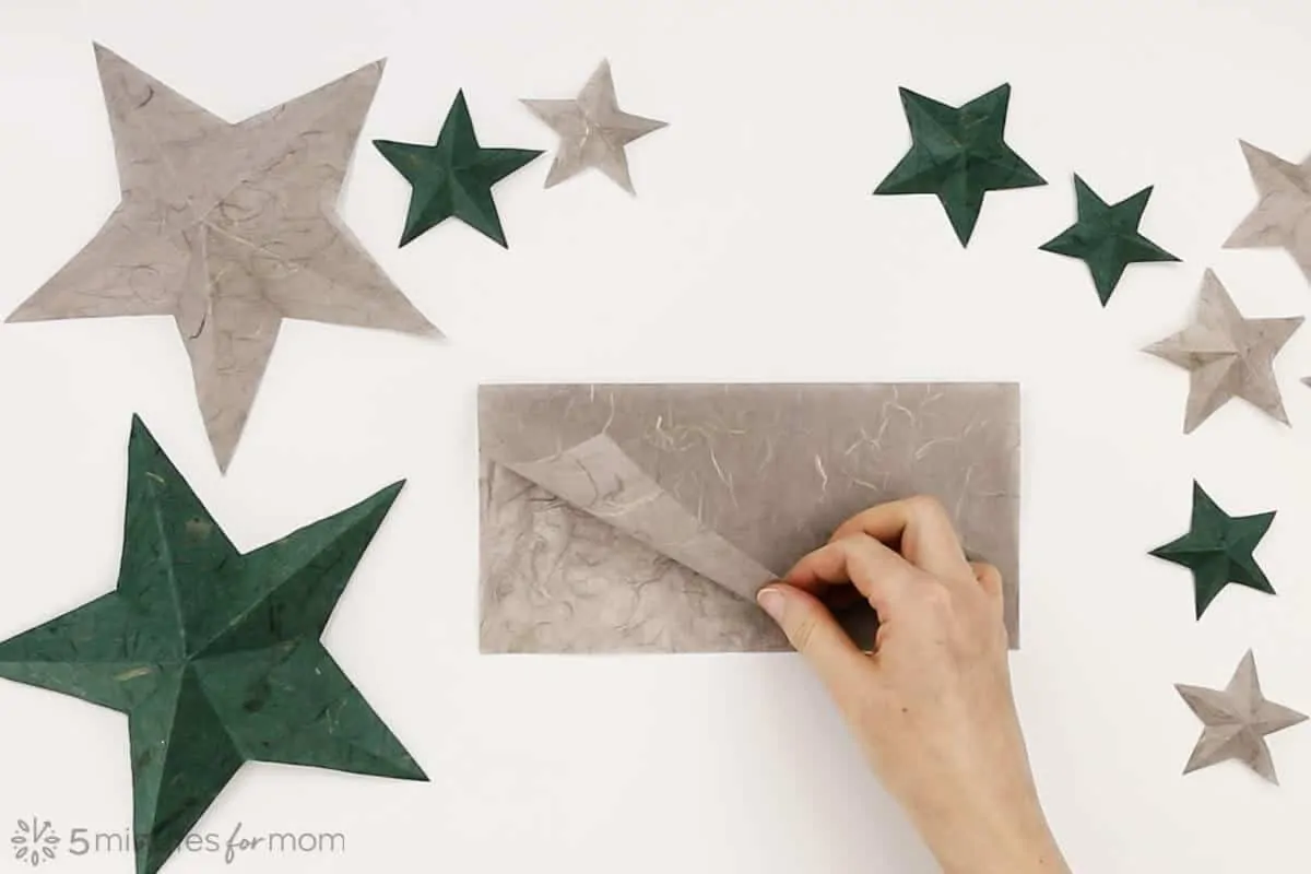 how to make 3d paper origami stars  paper stars / art and craft / easy  craft ideas / 3d paper stars 