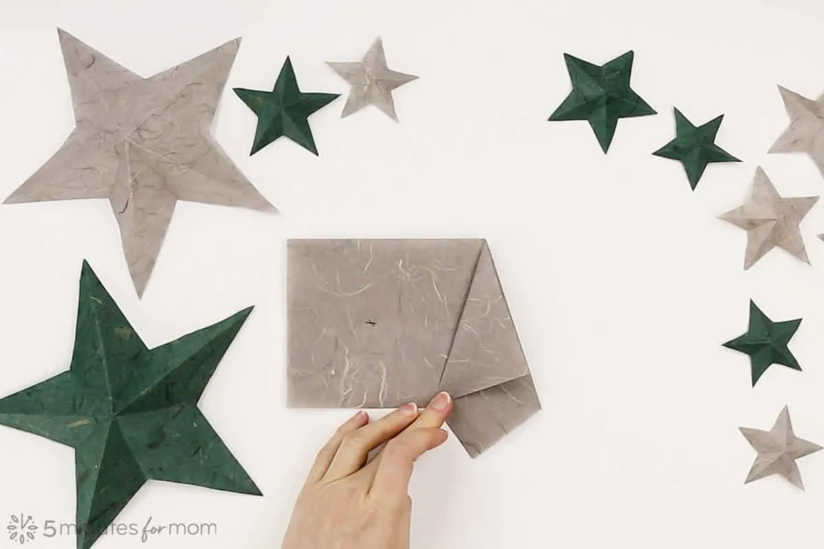 How to make paper stars tutorial