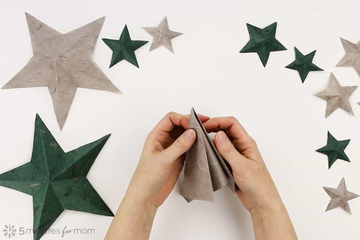 How to make paper stars  step by step tutorial