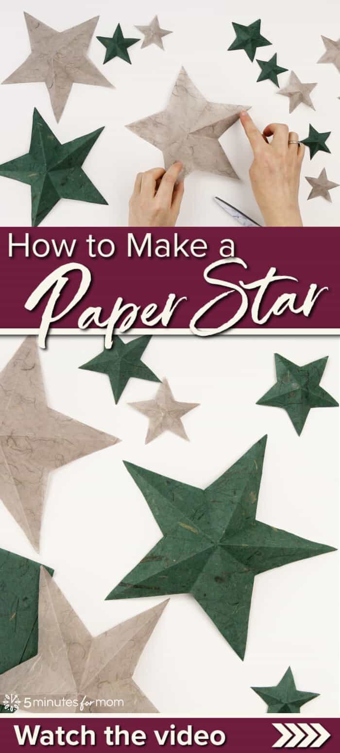 How to Make a Paper Star - Video Tutorial