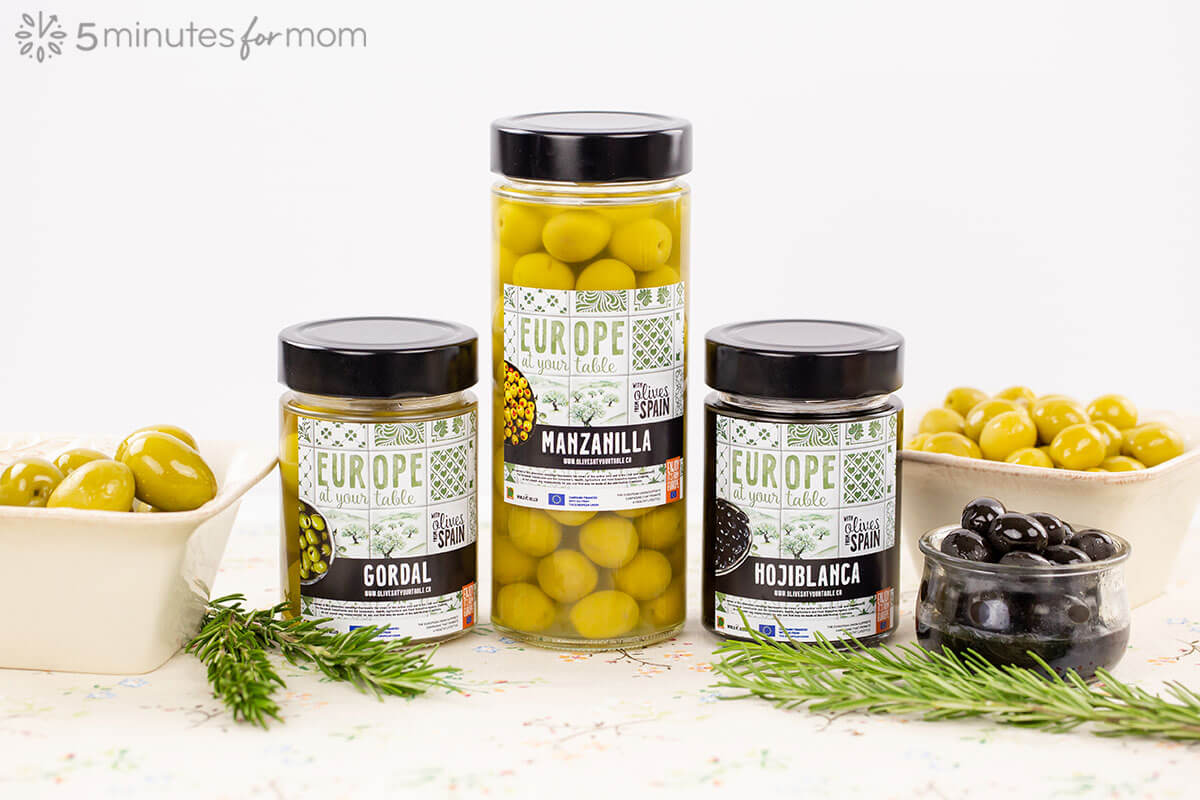 European Olives - Table olives in jars and serving dishes