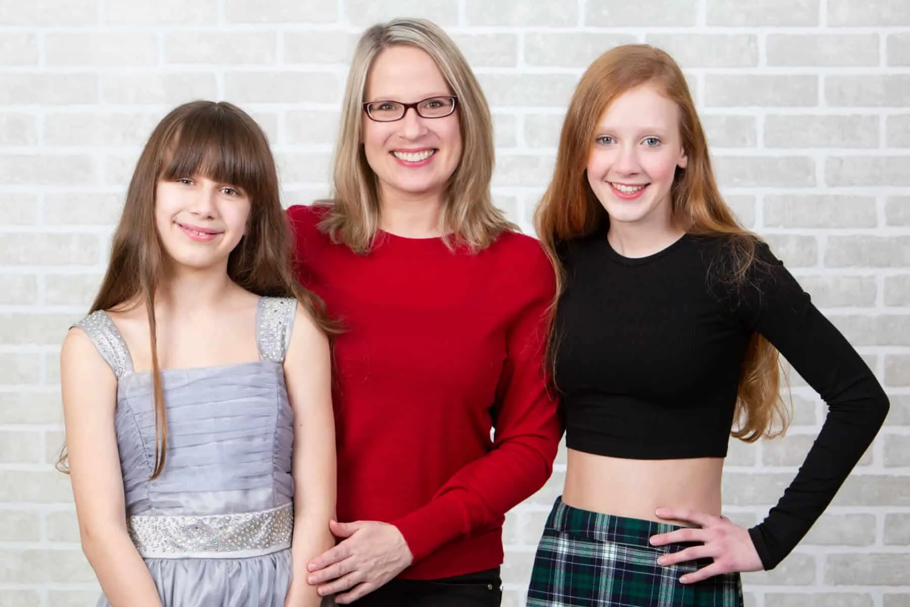 Susan with her daughters