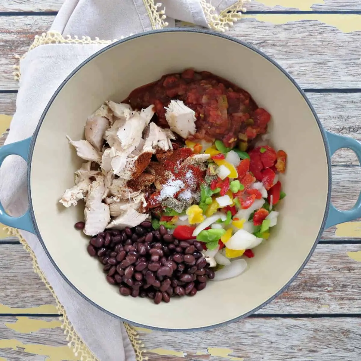 Turkey Chili in Pot