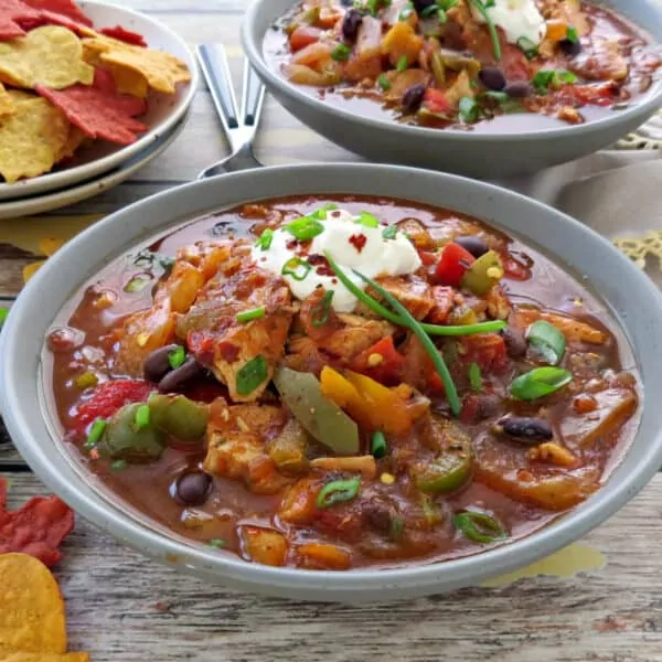 Turkey Chili Made with Leftover Turkey