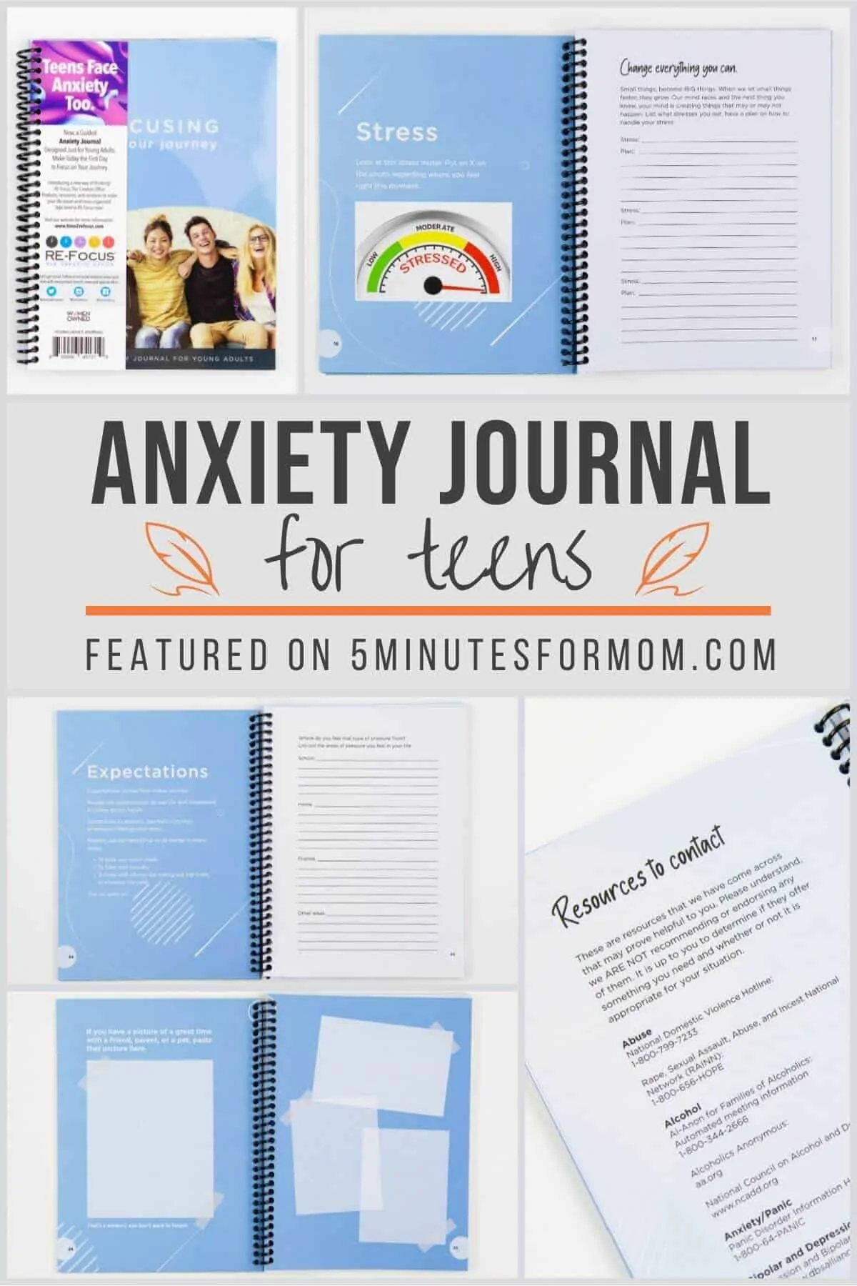 Anxiety Journal for Teens