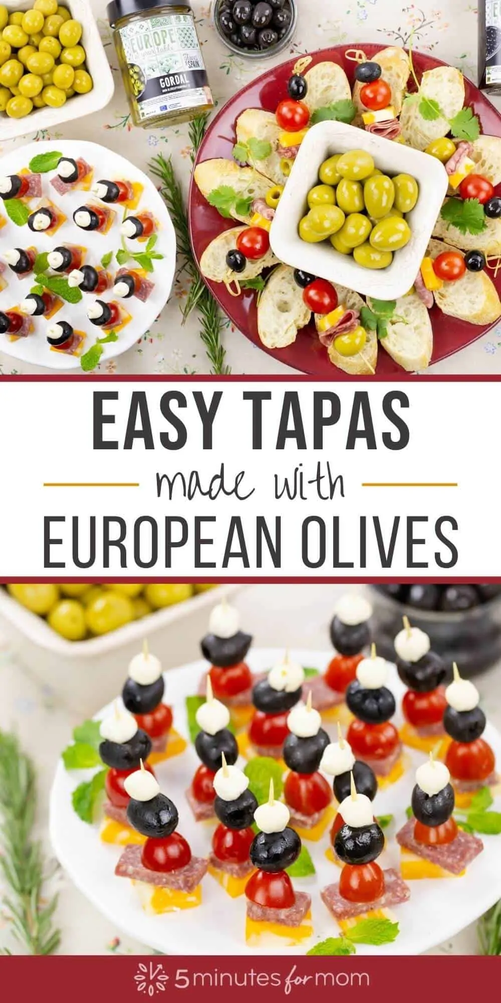 Easy Tapas made with European Olives