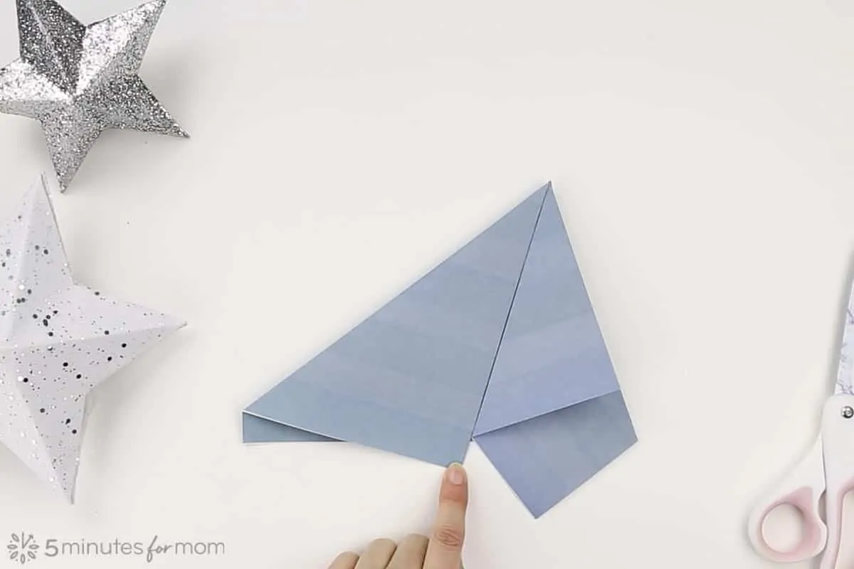 How to make a 3D paper star instructions