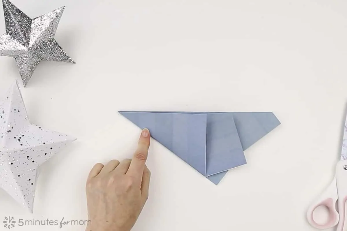 How to make a 3D paper star instructions