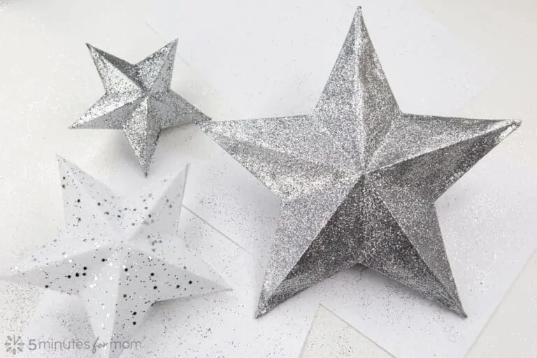 Paper Star Christmas Tree Topper-8776