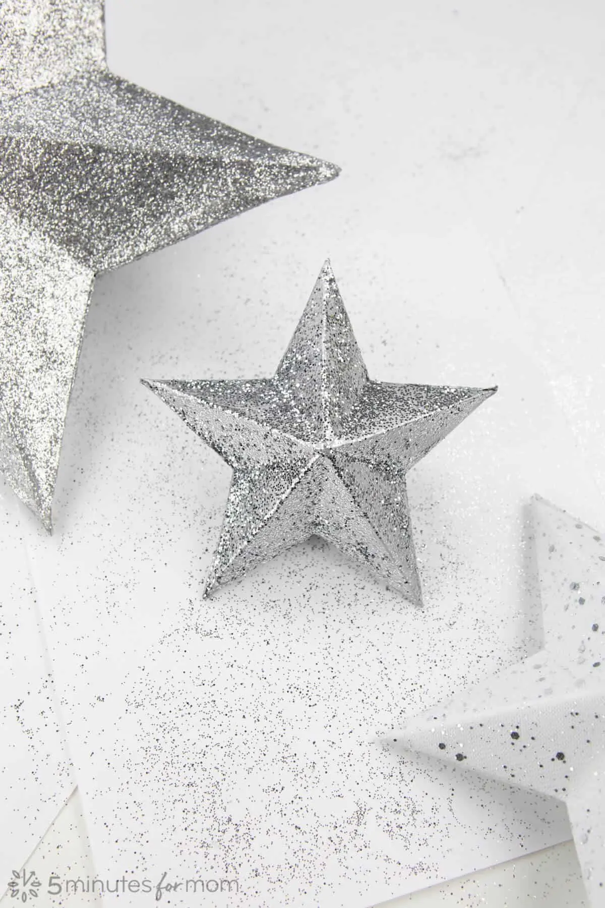 3D Paper Star Step by Step Instructions