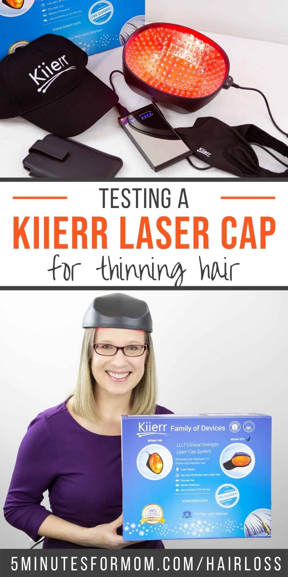 Testing a Kiierr Laser Cap for Thinning Hair