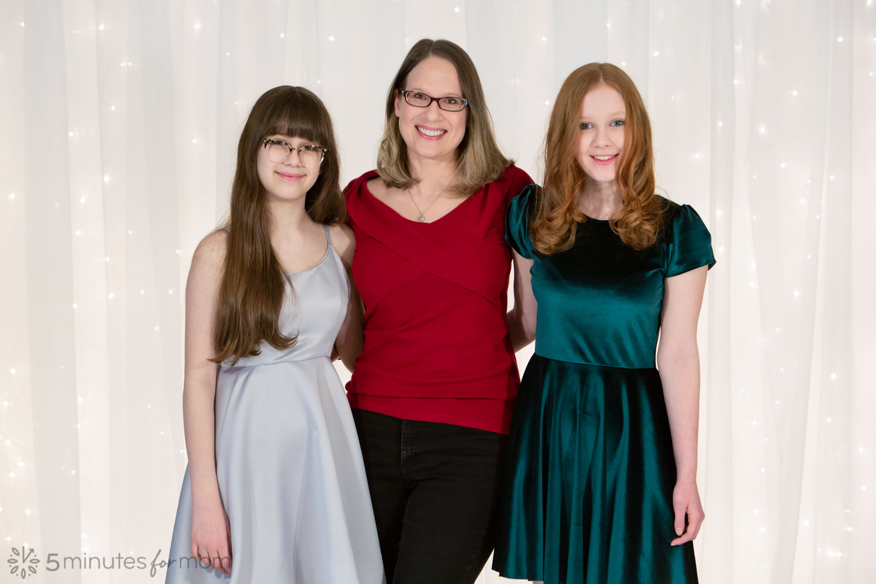 Susan with her daughters