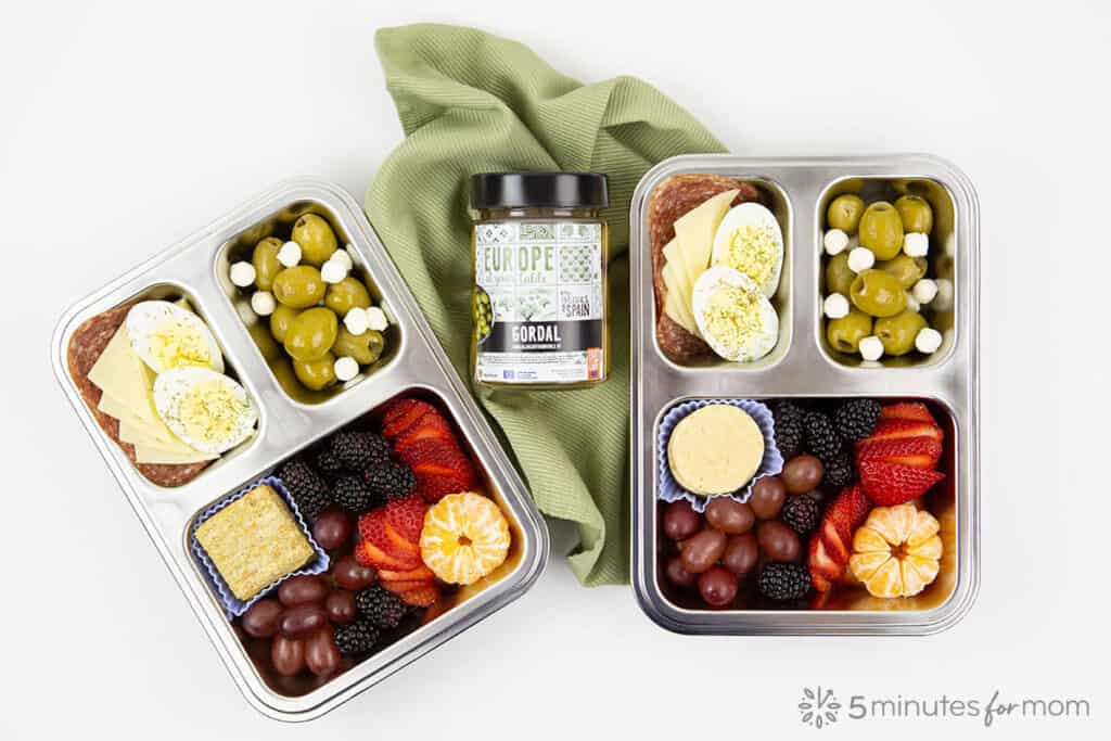 Breakfast Bento Box Packed with Protein and Healthy Fats 5 Minutes
