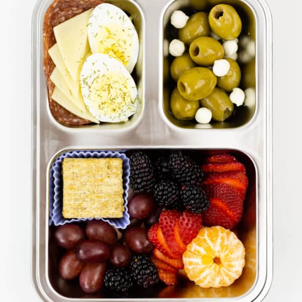 Breakfast Bento Box Packed with Protein and Healthy Fats 5 Minutes