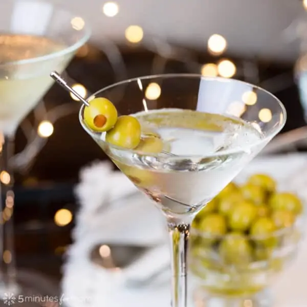 How to Make a Martini with Olives