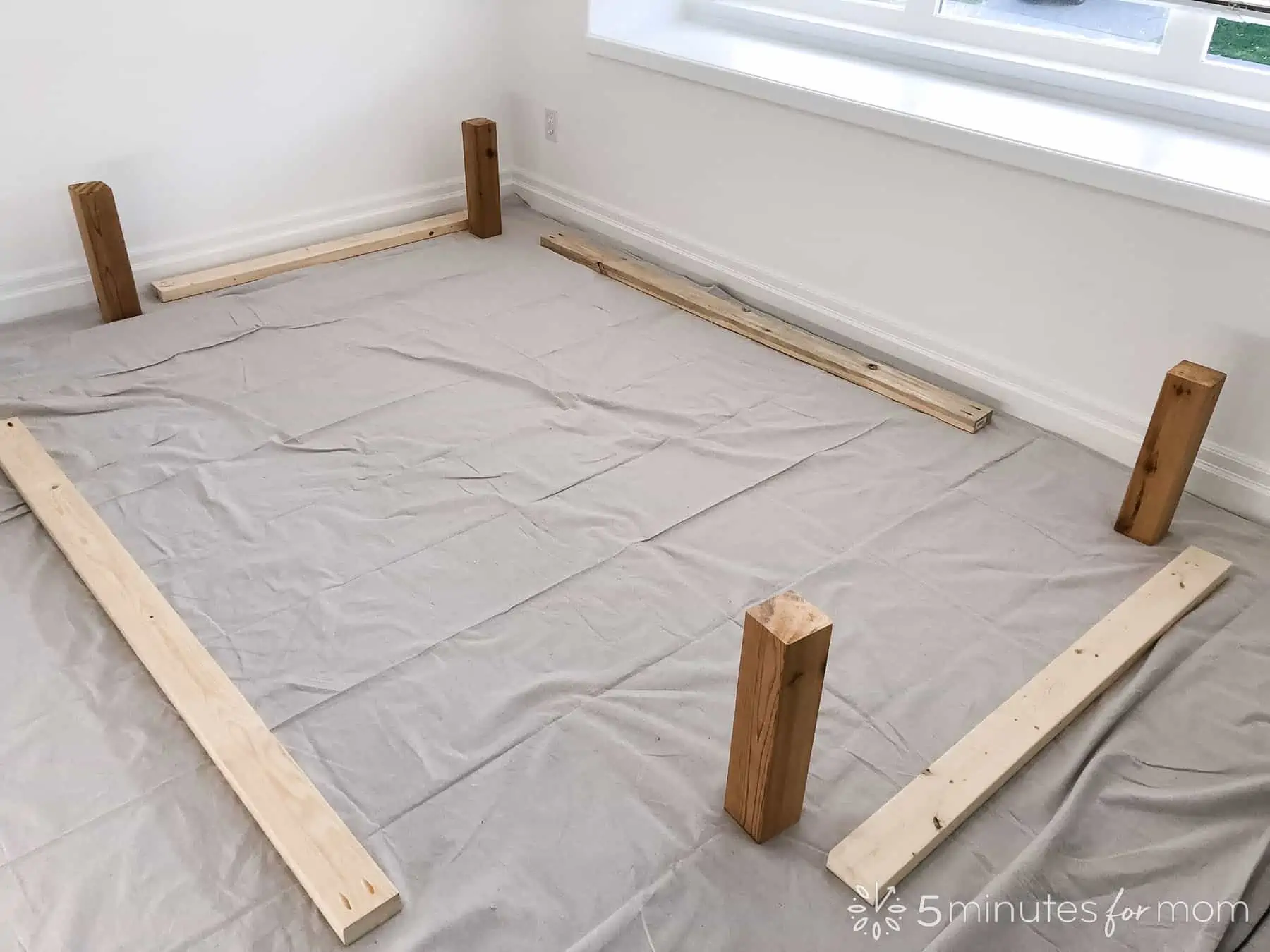 how to build a DIY bed frame