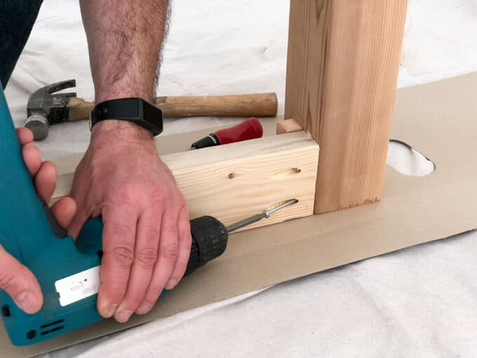 DIY Wood Bed Frame How to Build a Bed Frame 5 Minutes for Mom