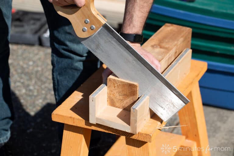 DIY Wood Bed Frame How to Build a Bed Frame 5 Minutes for Mom