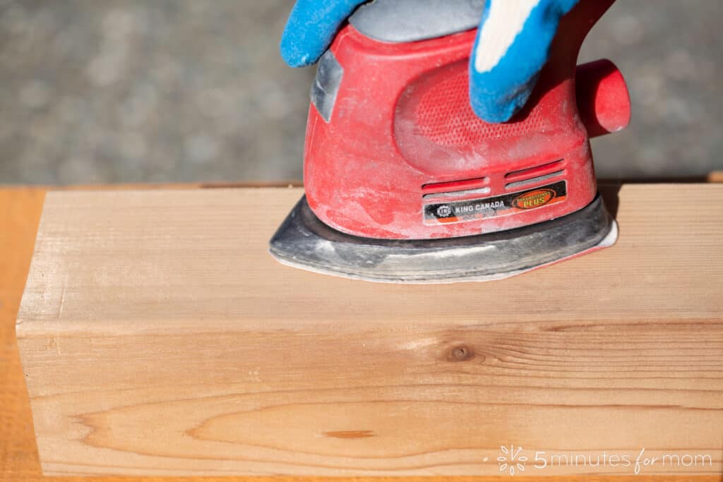 DIY Wood Bed Frame How to Build a Bed Frame 5 Minutes for Mom