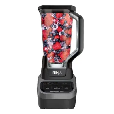 Blender full of berries and ice shown as a Valentines Day gift idea for women